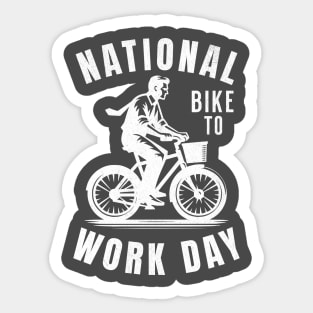 National bike to work Sticker